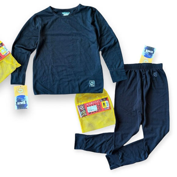 Polarmax Thermal Double Base Layer Tight, Youth Size S 6/8, Black - Picture 8 of 8